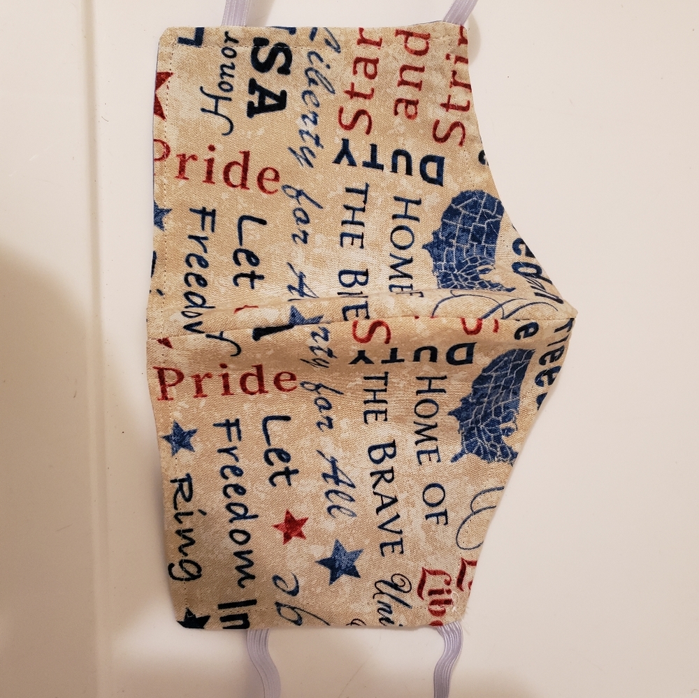 USA Freedom Handmade Face Mask